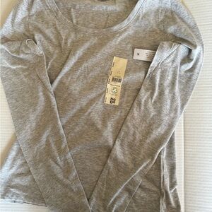 No Boundaries Grey Long Sleeve Tee (NWT):
